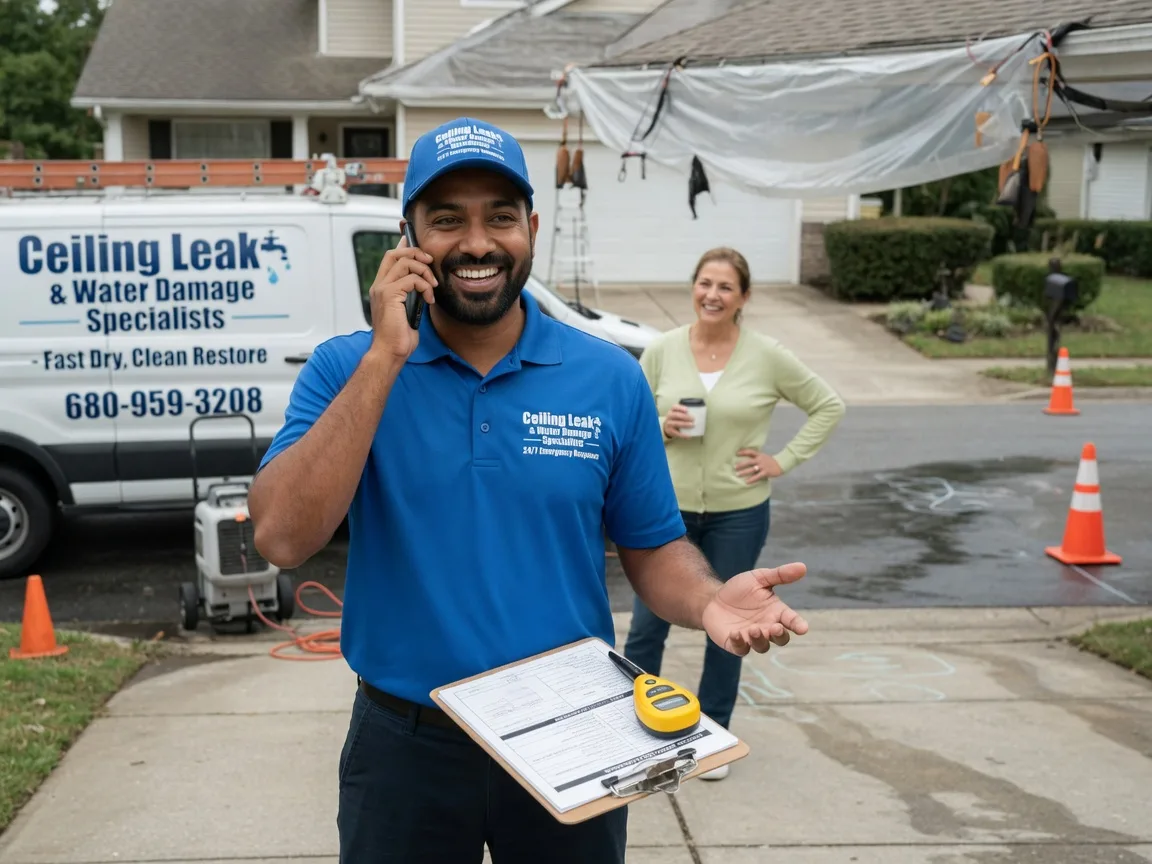 Ceiling Leak Cleanup Blue Point, NY FAQs